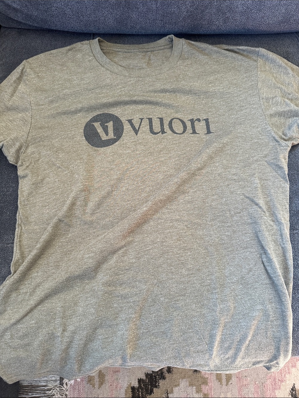Vuori Men's Olive Green Logo T-Shirt